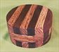 Bowl #472 - Peruvian Walnut & Zebrawood Crisscross Bowl Blank ~ 6 x 3 ~ $37.99, Two only $36.99